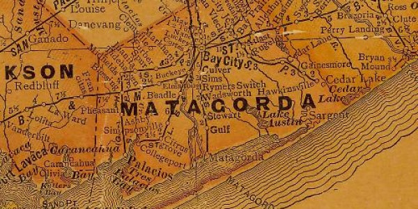1920’s Matagorda County Map